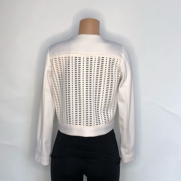 Summer White cutout blazer by Milly - Picture 3 of 7